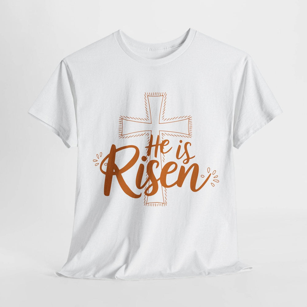 Inspirational Religious Graphic Tee He is Risen - Gutsy Garb