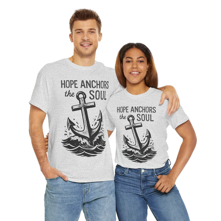 Hope Anchors the Soul T-Shirt - Bold Design - Gutsy Garb