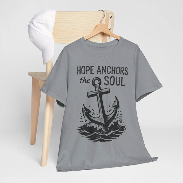 Hope Anchors the Soul T-Shirt - Bold Design - Gutsy Garb