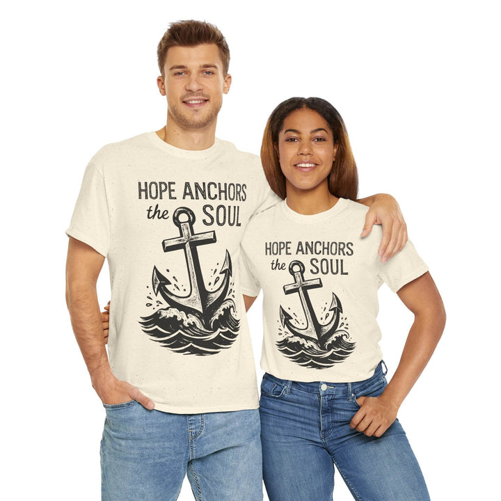 Hope Anchors the Soul T-Shirt - Bold Design - Gutsy Garb