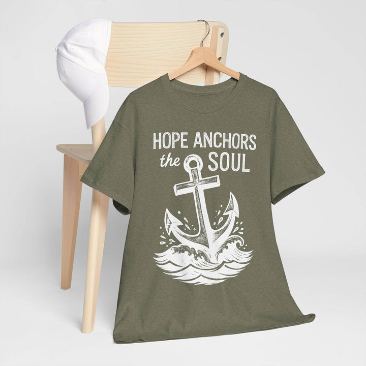 Hope Anchors the Soul T-Shirt - Bold Design - Gutsy Garb