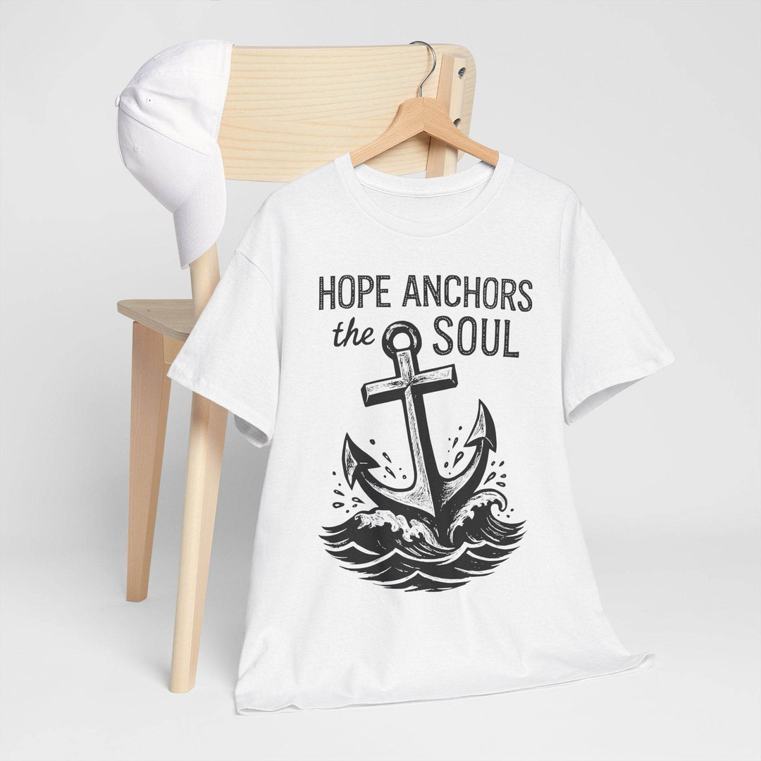 Hope Anchors the Soul T-Shirt - Bold Design - Gutsy Garb