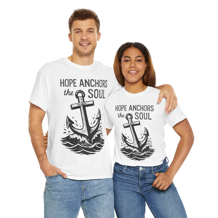 Hope Anchors the Soul T-Shirt - Bold Design - Gutsy Garb