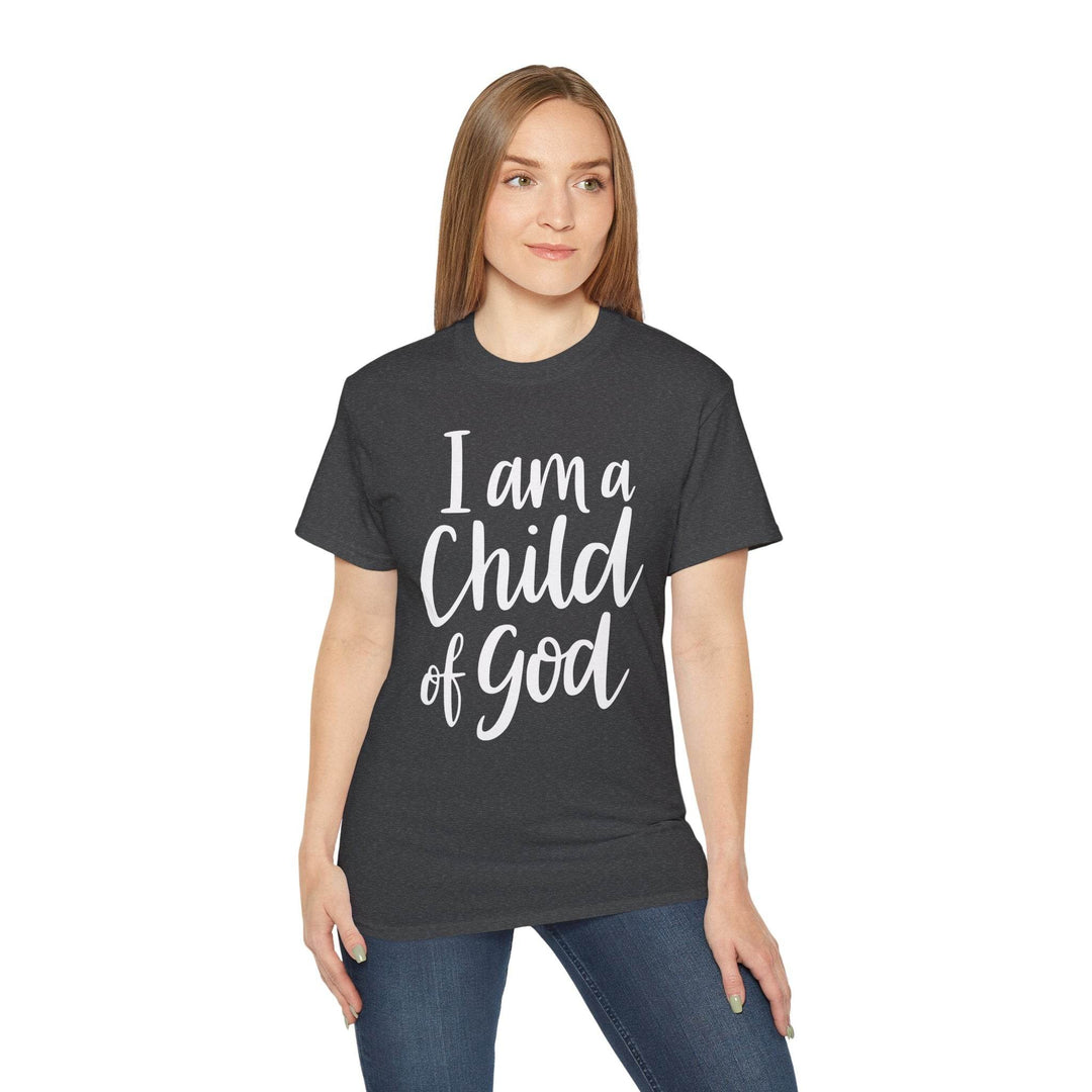 I Am a Child of God Shirt - Bold Faith Tee - Gutsy Garb