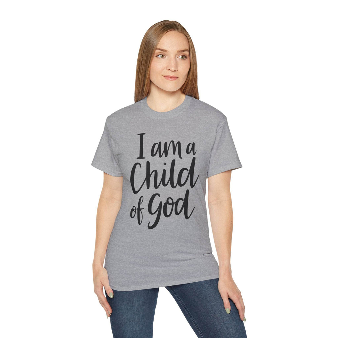 I Am a Child of God Shirt - Bold Faith Tee - Gutsy Garb