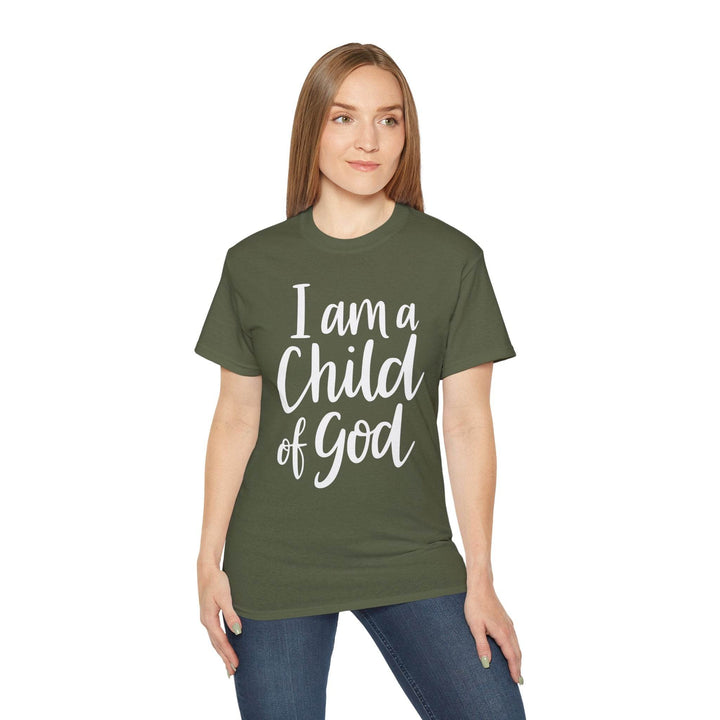 I Am a Child of God Shirt - Bold Faith Tee - Gutsy Garb