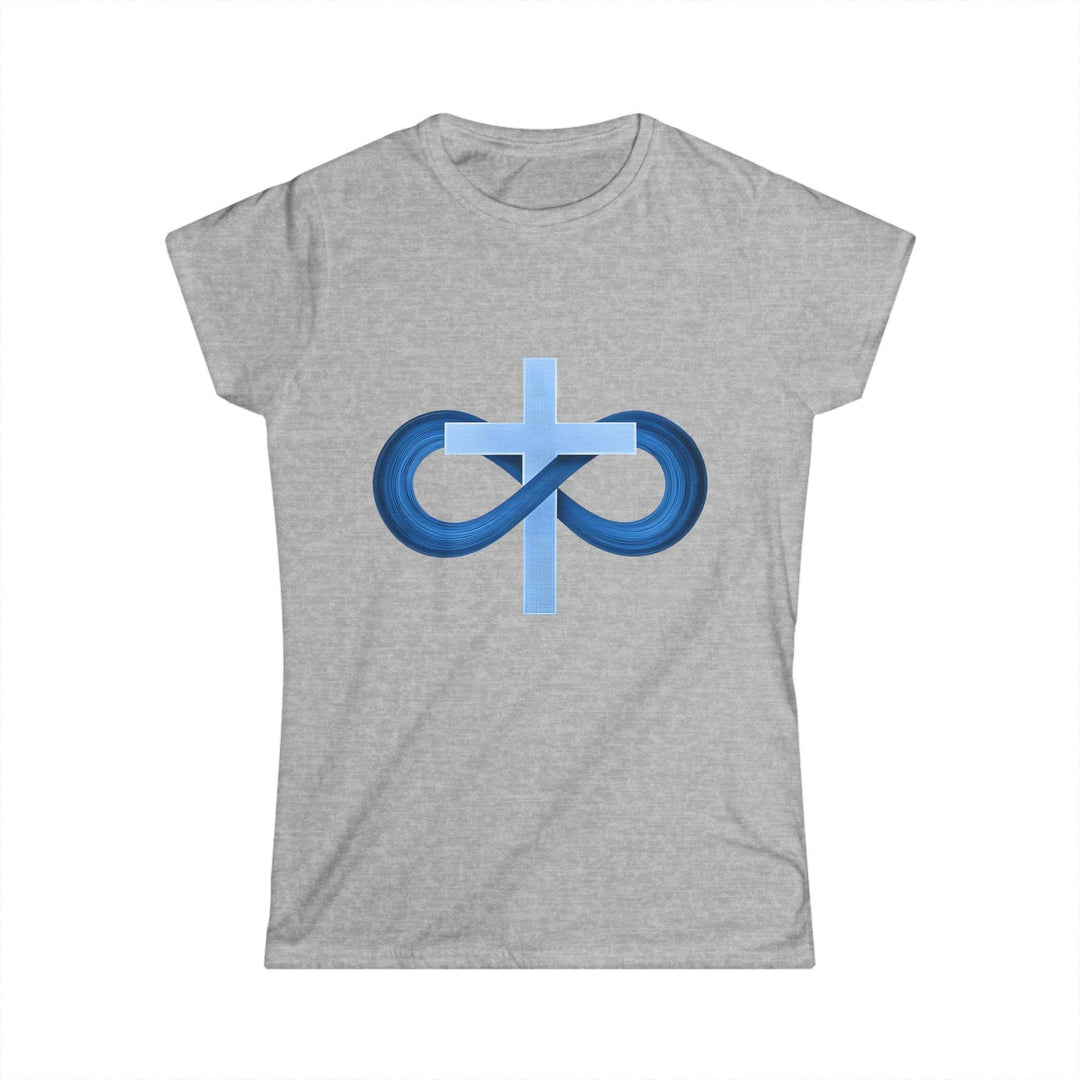 Infinity Cross Christian Shirt Bold Design - Gutsy Garb