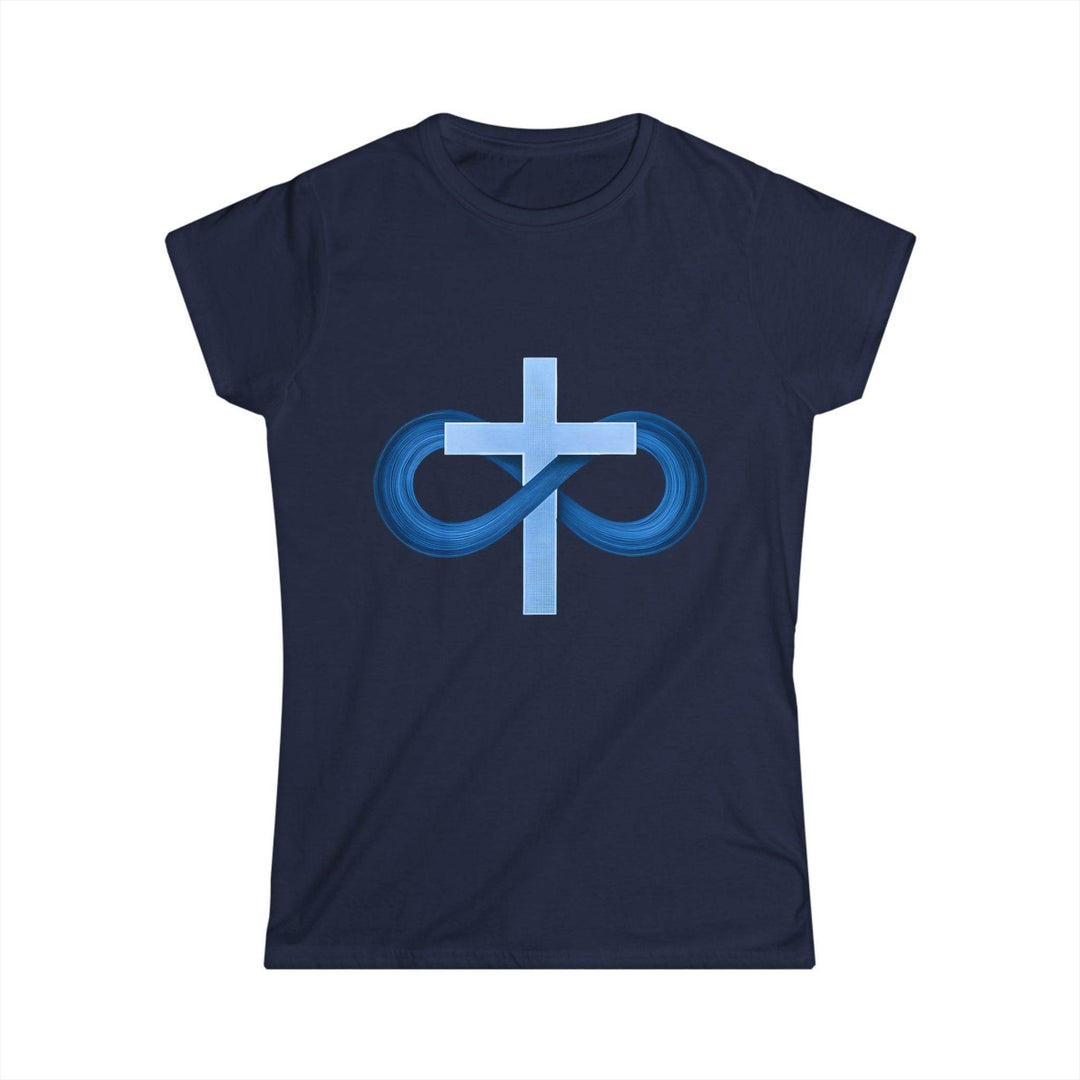 Infinity Cross Christian Shirt Bold Design - Gutsy Garb