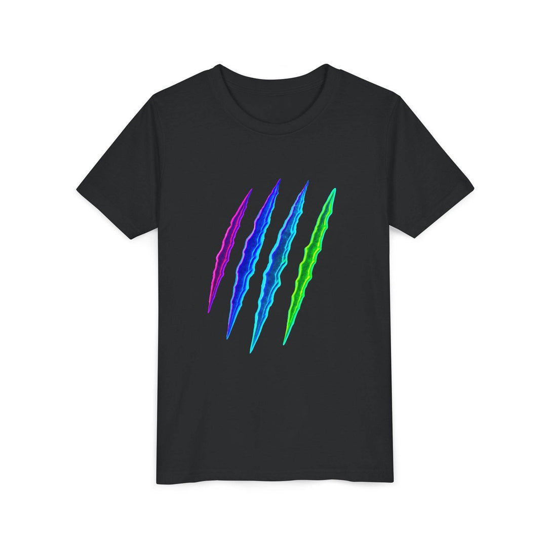 Kids Claw Mark T-Shirt - Bold Neon Design - Gutsy Garb