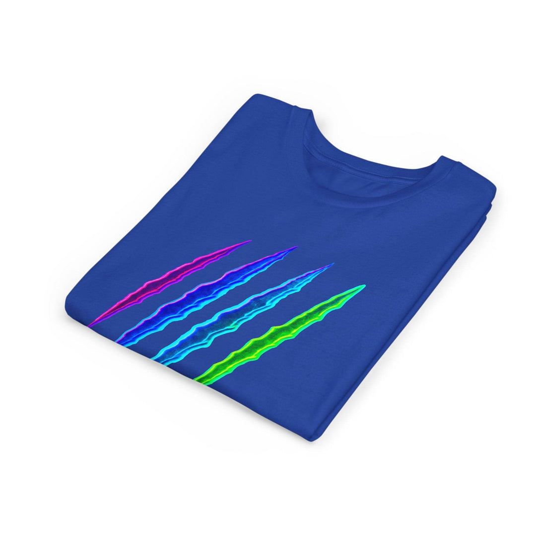 Kids Claw Mark T-Shirt - Bold Neon Design - Gutsy Garb
