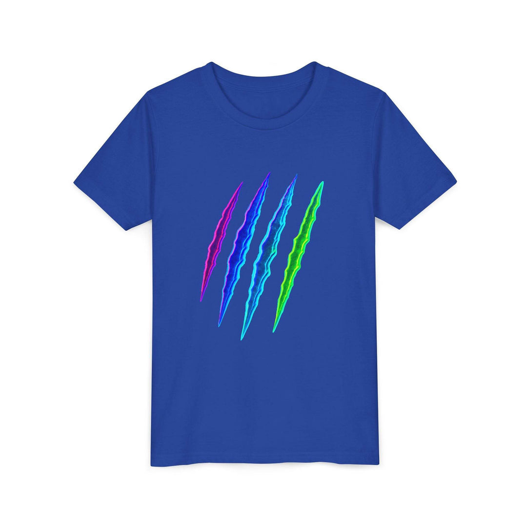 Kids Claw Mark T-Shirt - Bold Neon Design - Gutsy Garb