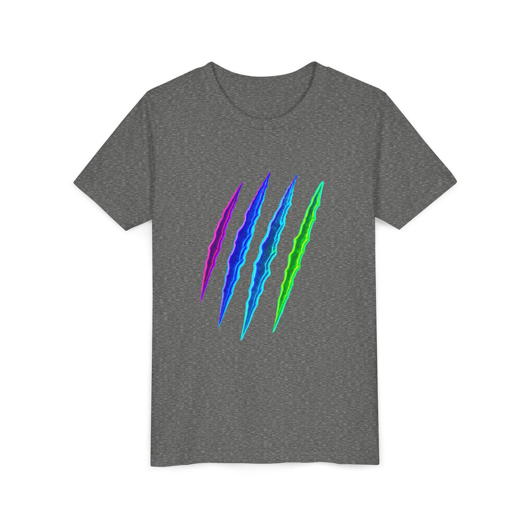 Kids Claw Mark T-Shirt - Bold Neon Design - Gutsy Garb