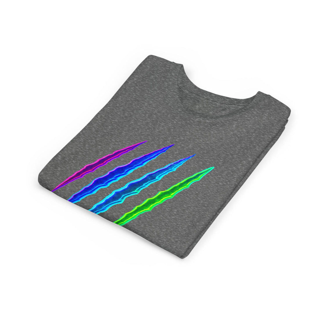 Kids Claw Mark T-Shirt - Bold Neon Design - Gutsy Garb