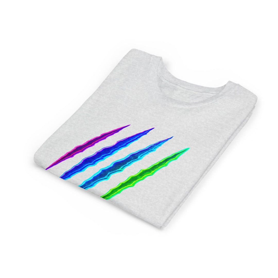 Kids Claw Mark T-Shirt - Bold Neon Design - Gutsy Garb