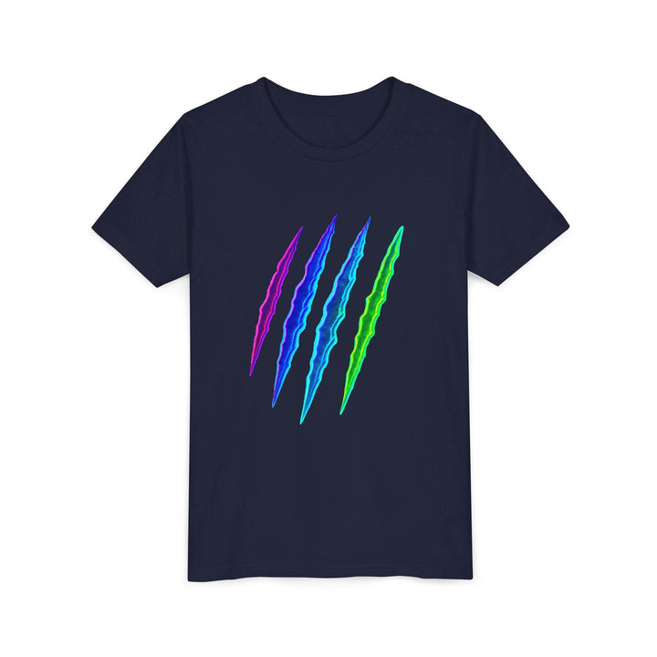 Kids Claw Mark T-Shirt - Bold Neon Design - Gutsy Garb
