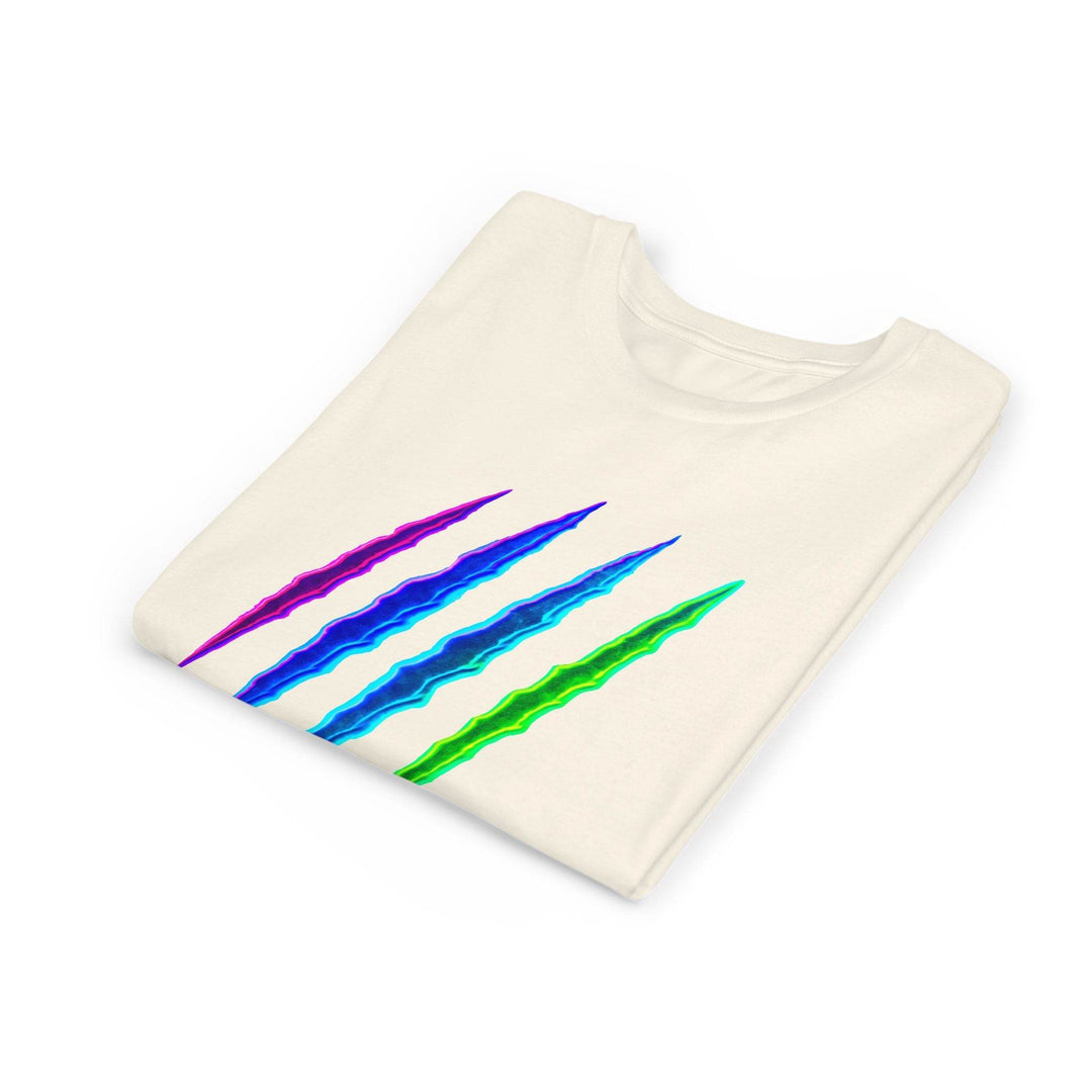 Kids Claw Mark T-Shirt - Bold Neon Design - Gutsy Garb