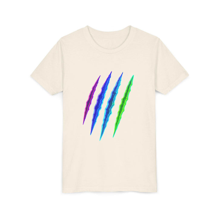 Kids Claw Mark T-Shirt - Bold Neon Design - Gutsy Garb