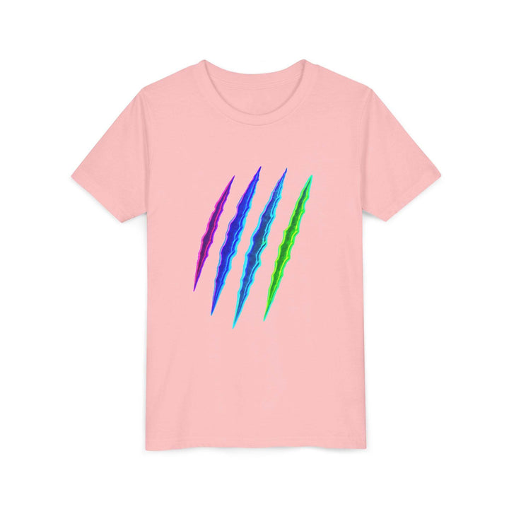 Kids Claw Mark T-Shirt - Bold Neon Design - Gutsy Garb