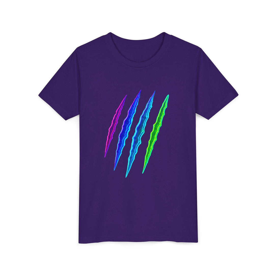 Kids Claw Mark T-Shirt - Bold Neon Design - Gutsy Garb
