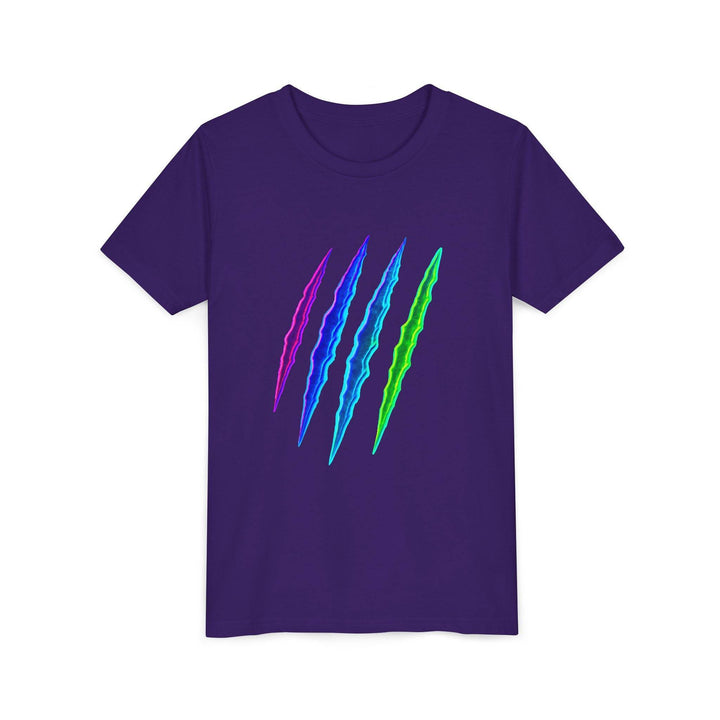 Kids Claw Mark T-Shirt - Bold Neon Design - Gutsy Garb