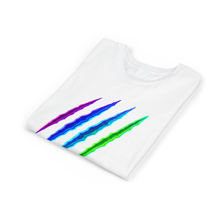 Kids Claw Mark T-Shirt - Bold Neon Design - Gutsy Garb