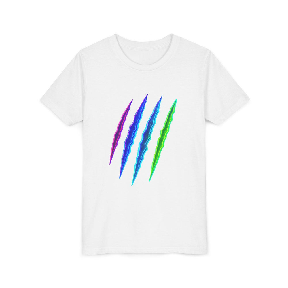 Kids Claw Mark T-Shirt - Bold Neon Design - Gutsy Garb