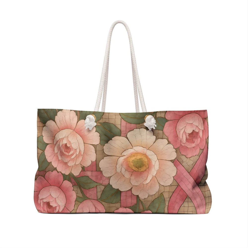 Large Awareness Bag for Women Floral Design - Gutsy Garb
