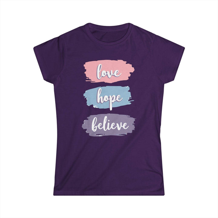 Love Hope Believe T-Shirt - Bold Inspirational Tee - Gutsy Garb