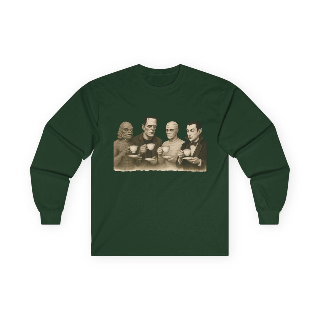 Monster Tea Party Graphic Shirt Long-Sleeve Tee - Gutsy Garb