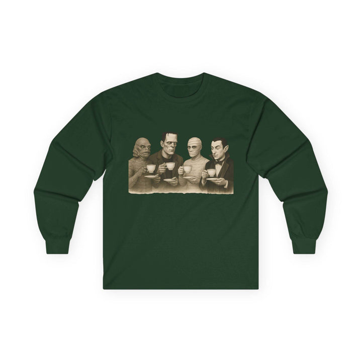 Monster Tea Party Graphic Shirt Long-Sleeve Tee - Gutsy Garb