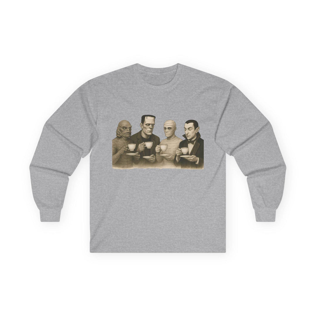 Monster Tea Party Graphic Shirt Long-Sleeve Tee - Gutsy Garb