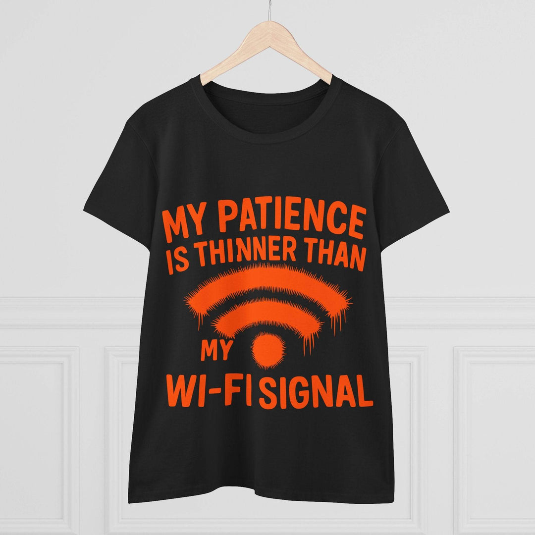 Patience Wi-Fi Signal Tee - Bold Graphic T-Shirt - Gutsy Garb
