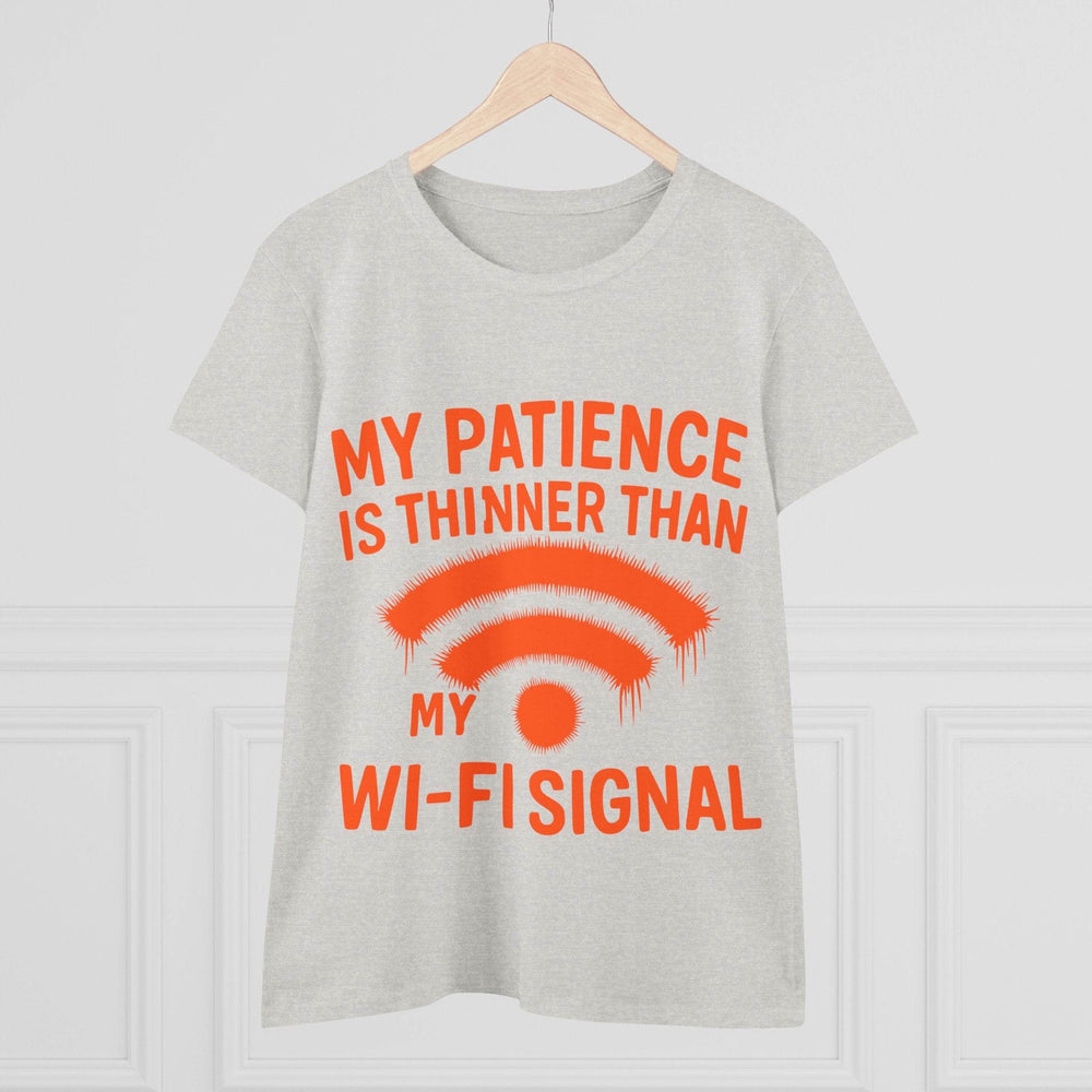Patience Wi-Fi Signal Tee - Bold Graphic T-Shirt - Gutsy Garb