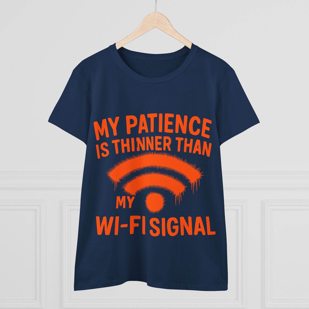 Patience Wi-Fi Signal Tee - Bold Graphic T-Shirt - Gutsy Garb