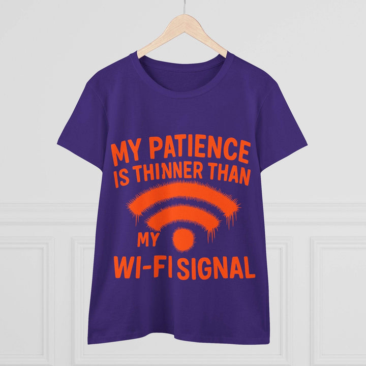 Patience Wi-Fi Signal Tee - Bold Graphic T-Shirt - Gutsy Garb