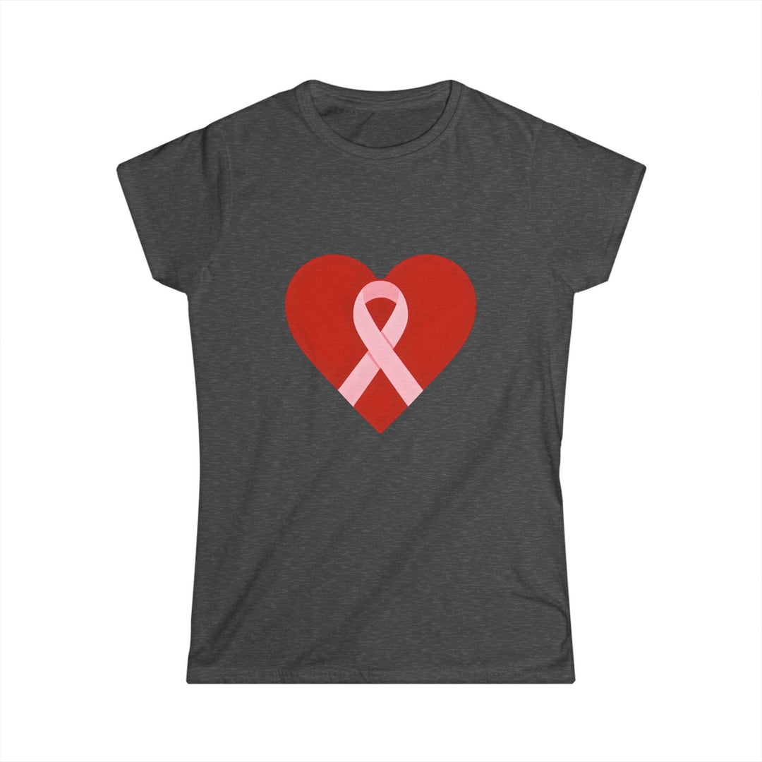 Pink Ribbon Heart Tee for Survivors T-Shirt - Gutsy Garb