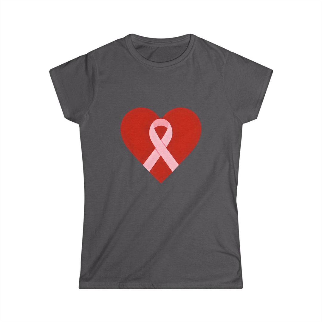 Pink Ribbon Heart Tee for Survivors T-Shirt - Gutsy Garb