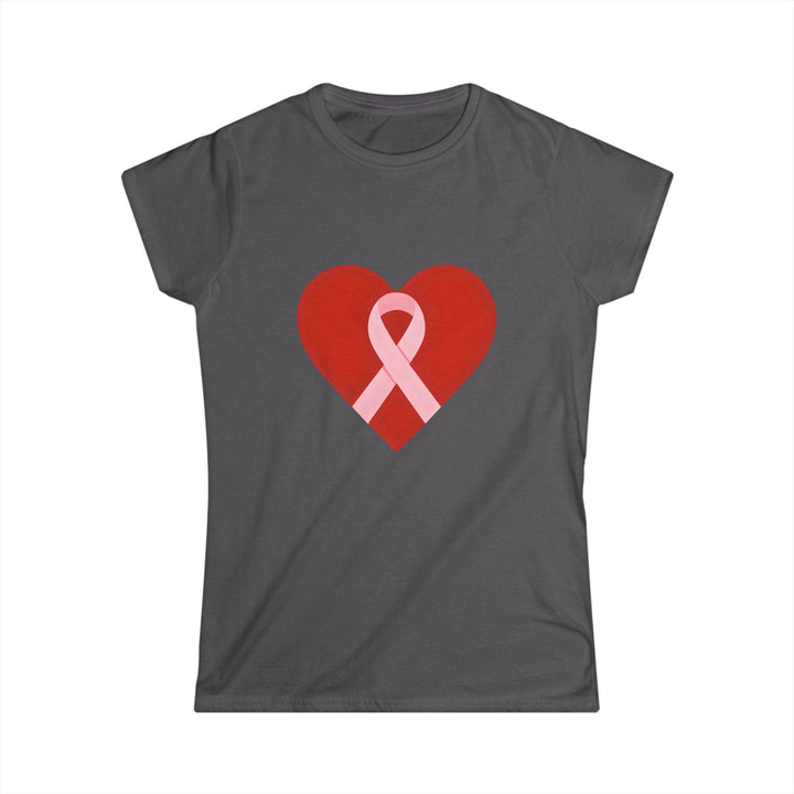 Pink Ribbon Heart Tee for Survivors T-Shirt - Gutsy Garb