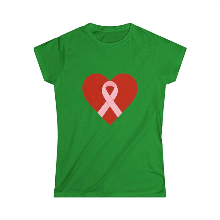 Pink Ribbon Heart Tee for Survivors T-Shirt - Gutsy Garb
