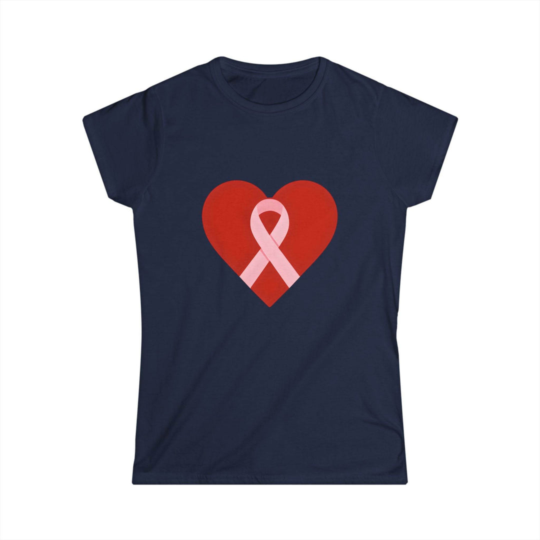 Pink Ribbon Heart Tee for Survivors T-Shirt - Gutsy Garb