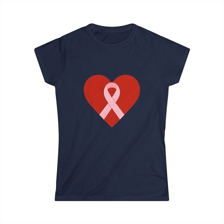 Pink Ribbon Heart Tee for Survivors T-Shirt - Gutsy Garb