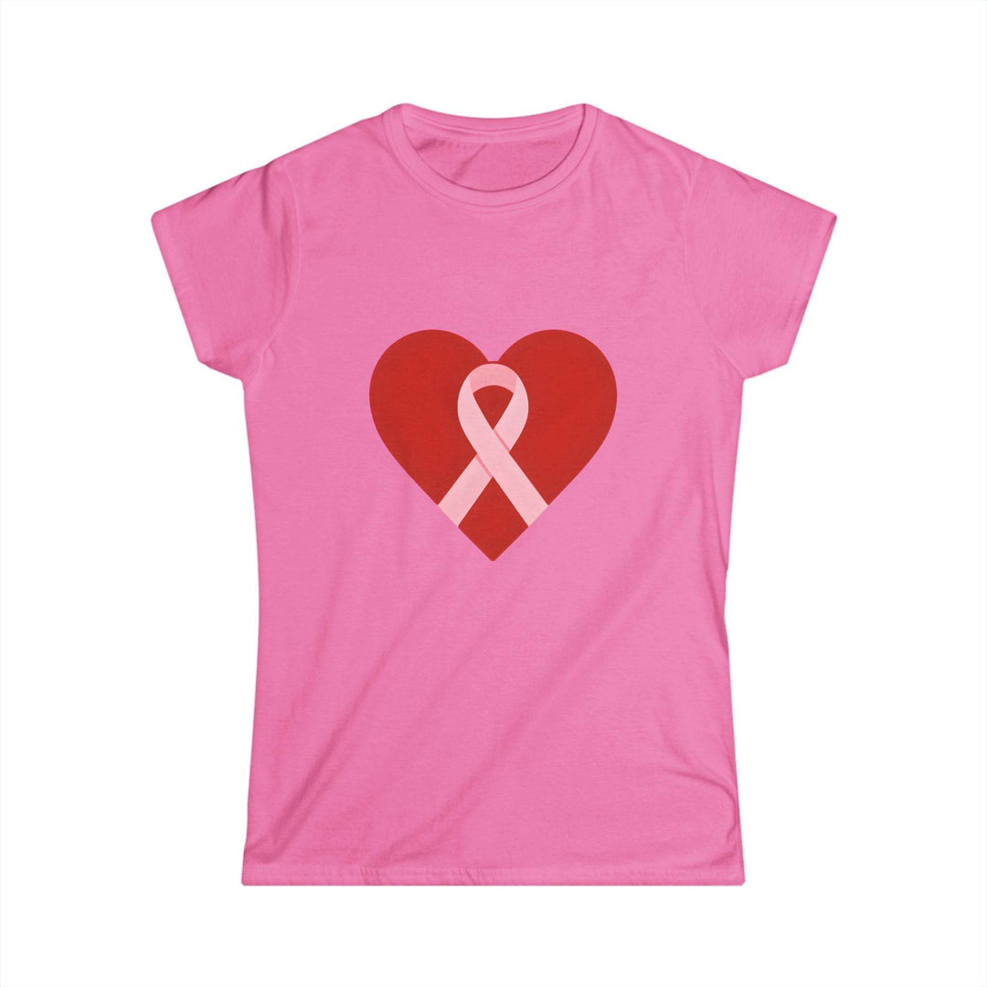 Pink Ribbon Heart Tee for Survivors T-Shirt - Gutsy Garb