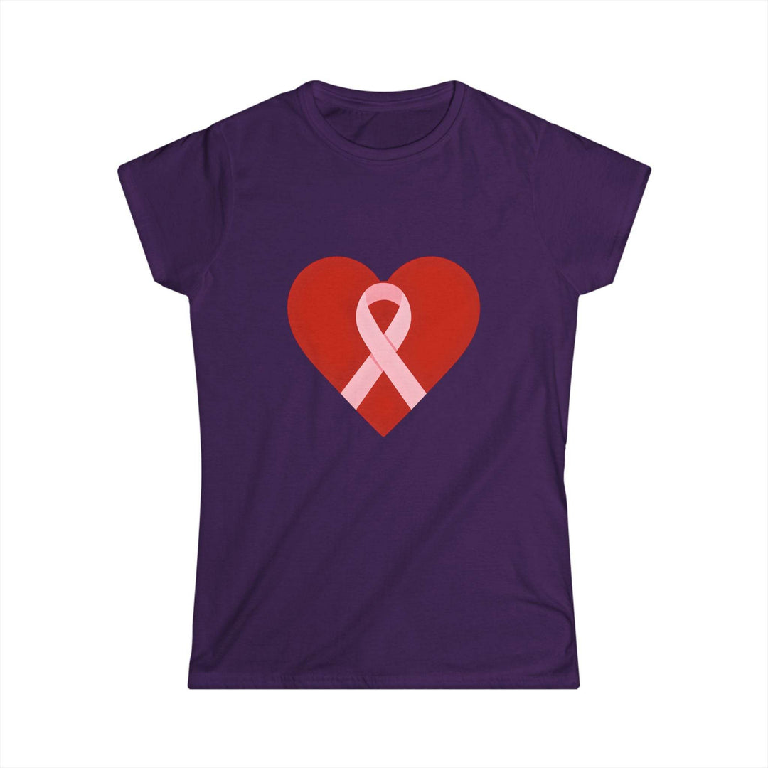 Pink Ribbon Heart Tee for Survivors T-Shirt - Gutsy Garb