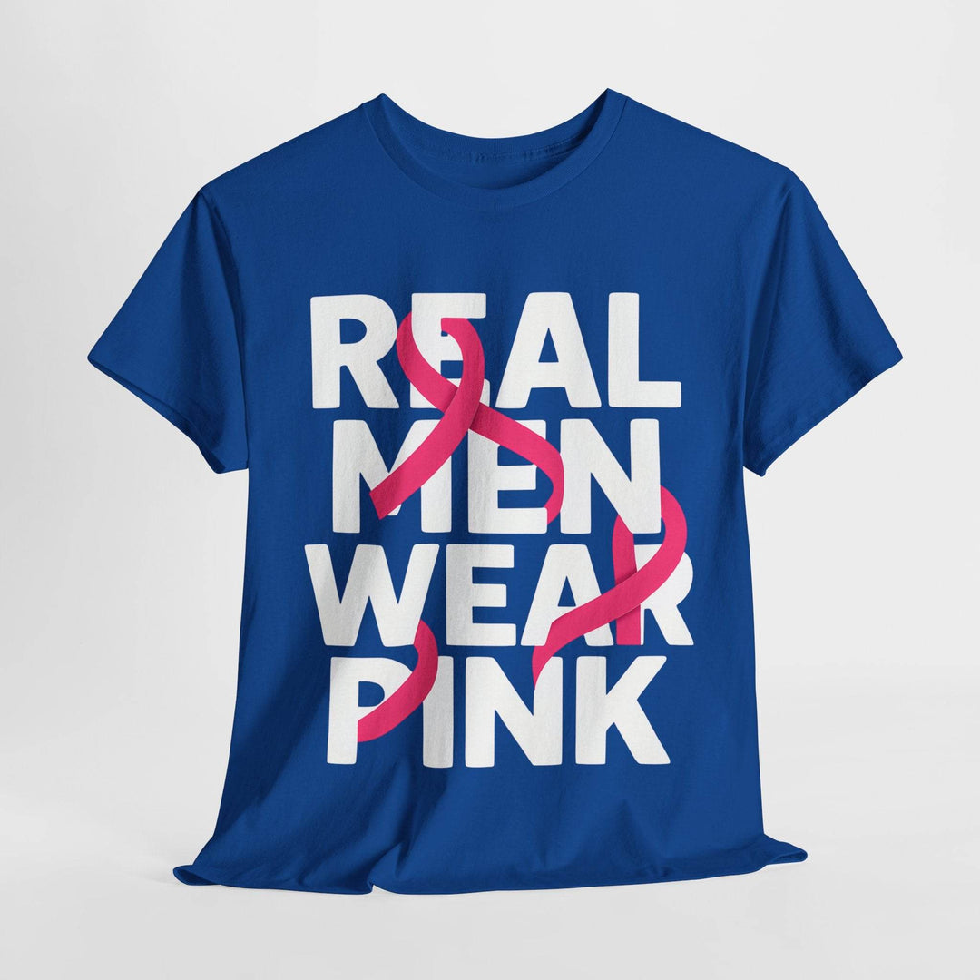 Pink Ribbon Support Men's Apparel T-Shirt - Gutsy Garb