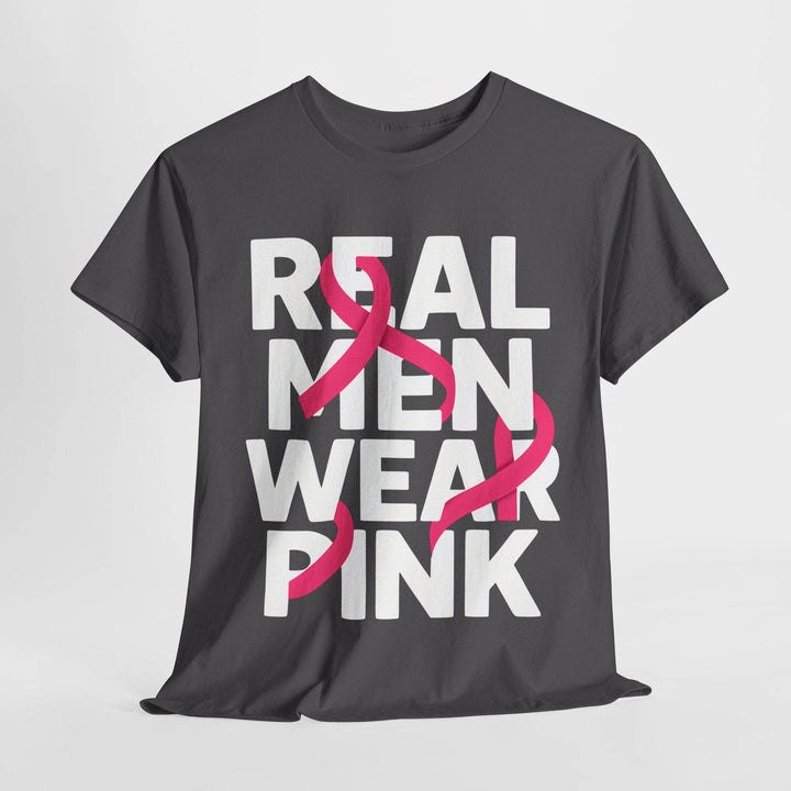 Pink Ribbon Support Men's Apparel T-Shirt - Gutsy Garb