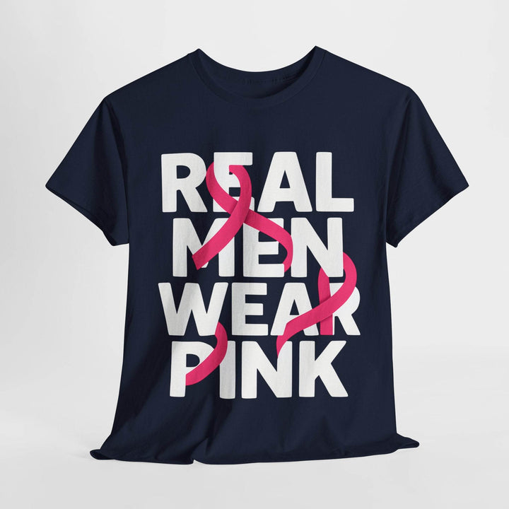 Pink Ribbon Support Men's Apparel T-Shirt - Gutsy Garb
