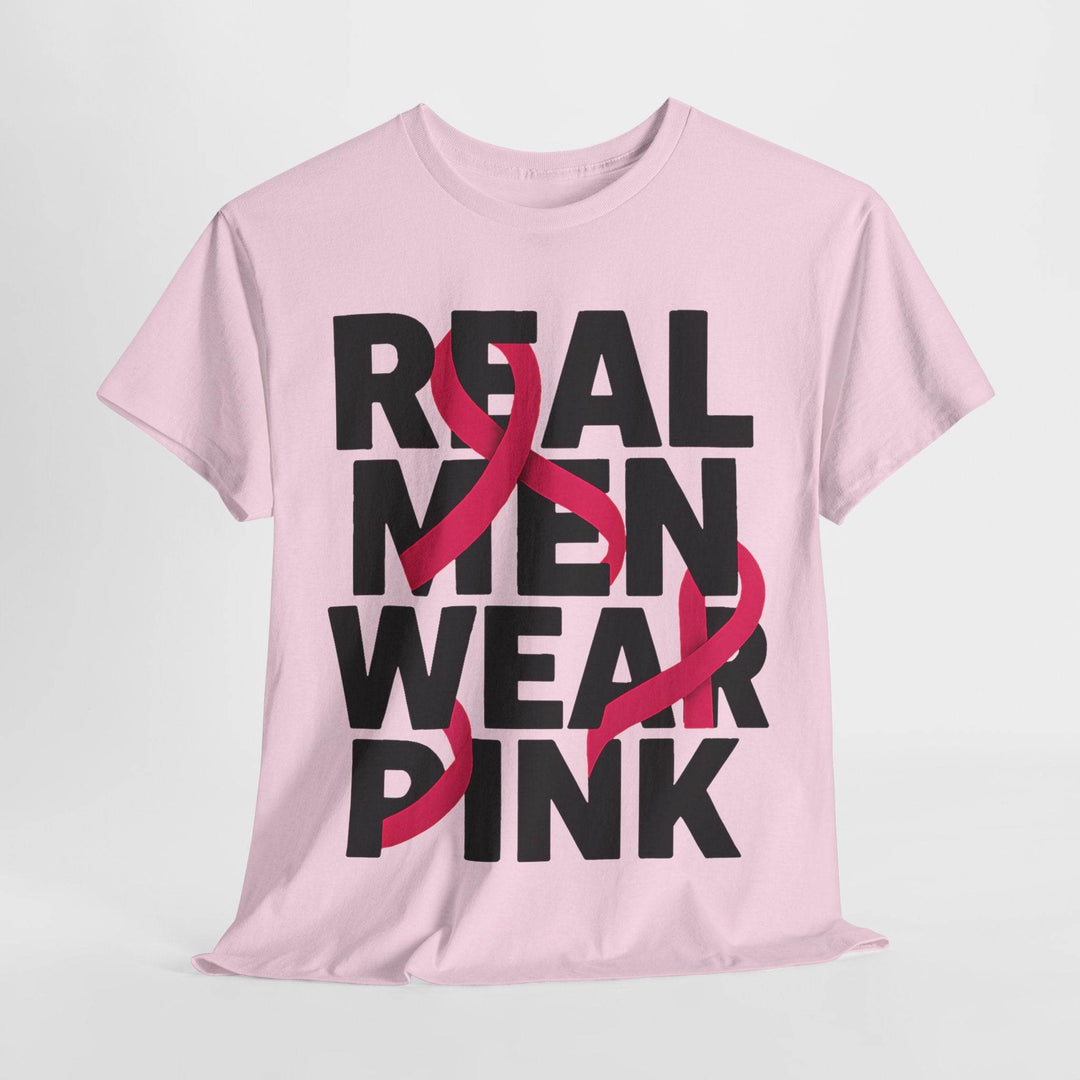 Pink Ribbon Support Men's Apparel T-Shirt - Gutsy Garb