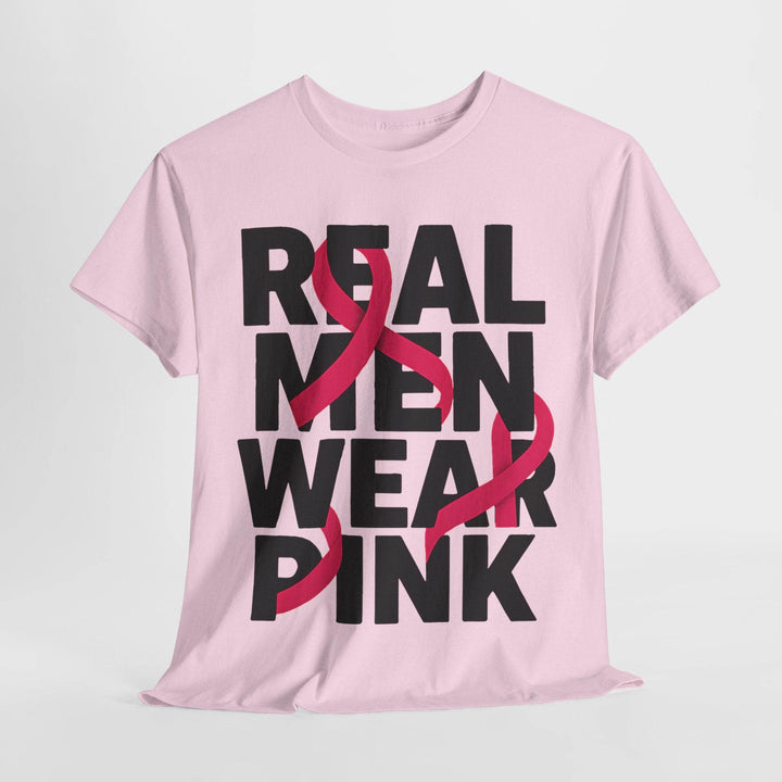 Pink Ribbon Support Men's Apparel T-Shirt - Gutsy Garb