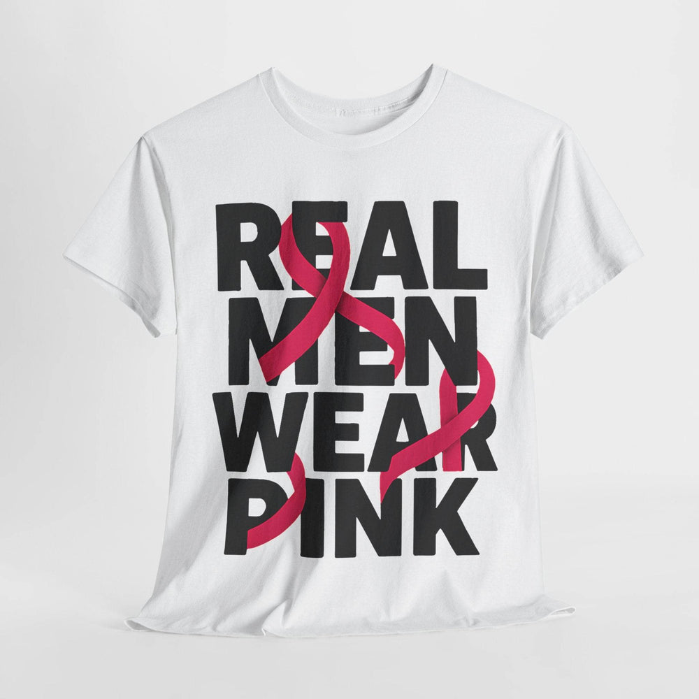 Pink Ribbon Support Men's Apparel T-Shirt - Gutsy Garb