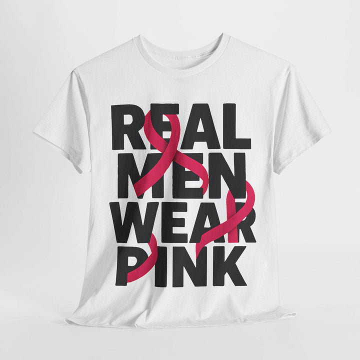 Pink Ribbon Support Men's Apparel T-Shirt - Gutsy Garb